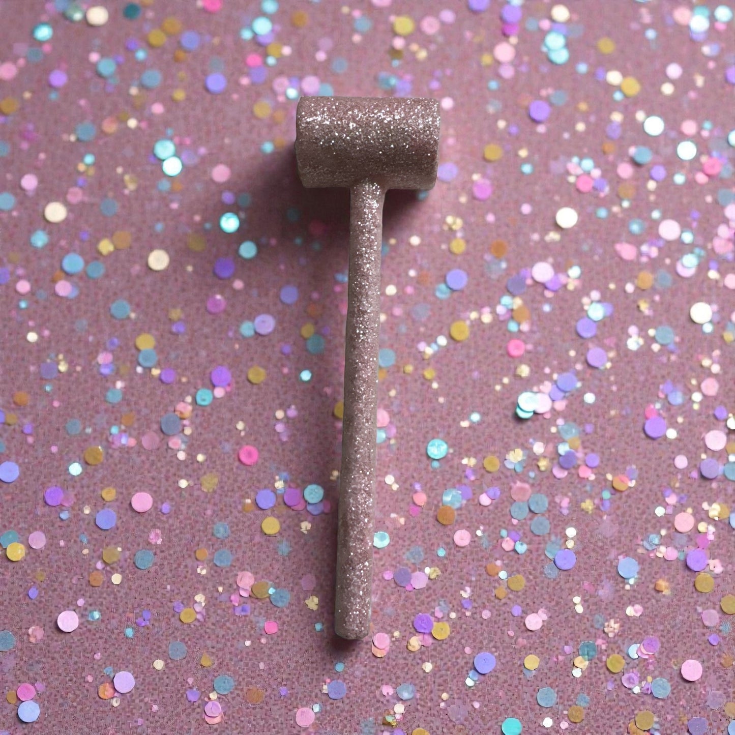 Glitter Hammer (Wooden) – The Ultimate Glitter Knock-Off Tool