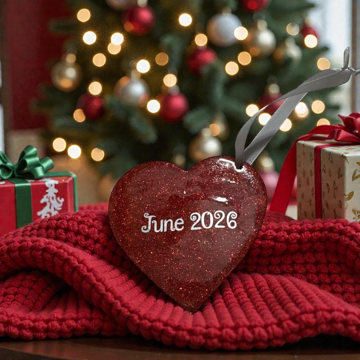 Heart Ornament 'YOU AND ME' – Custom Couple Keepsake