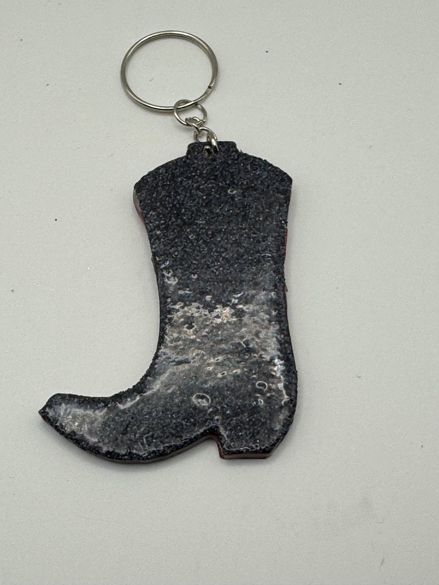 Lubbock Game Day Boot 3-inch Keychain – Red and Black Team Spirit