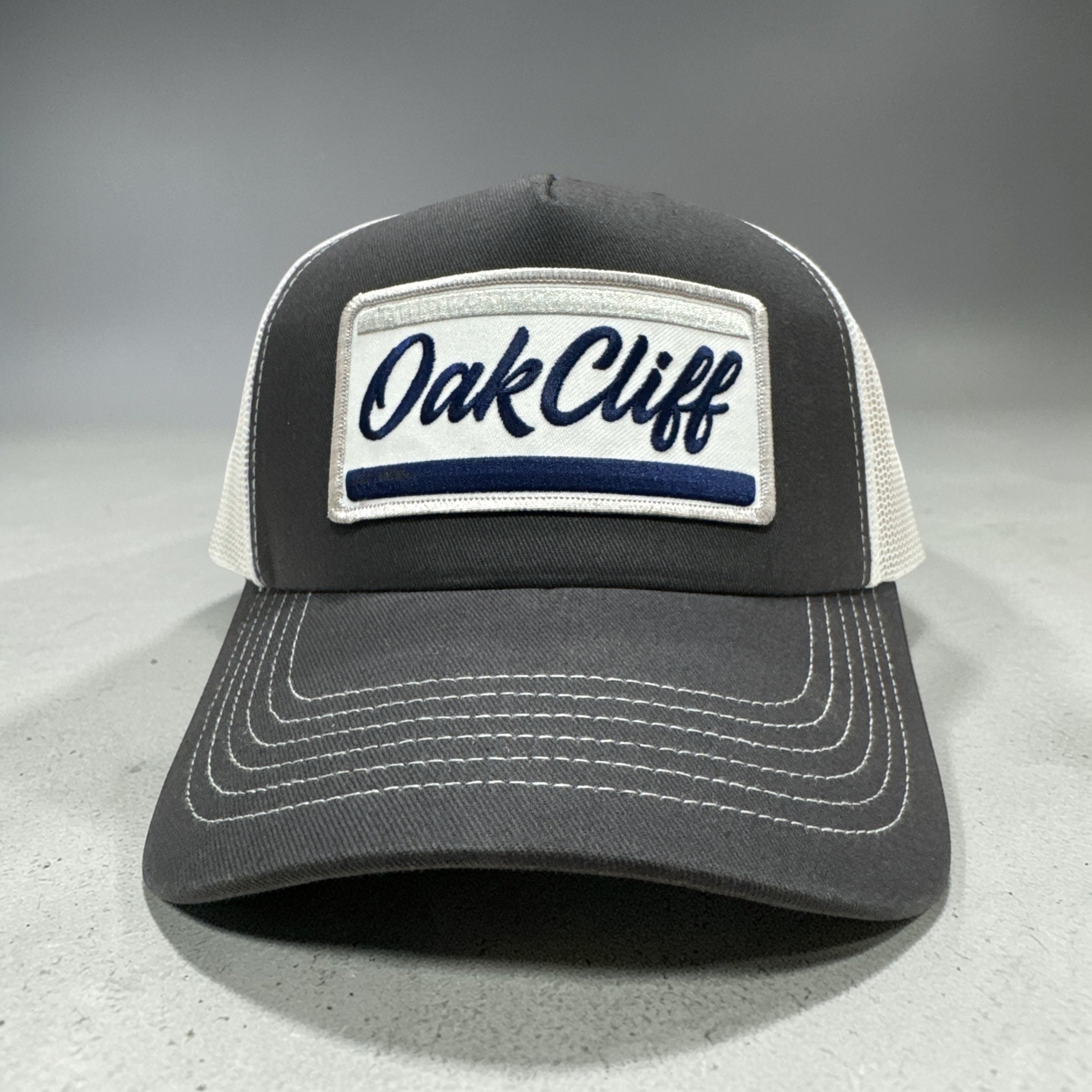Cliffs Hat Oak Cliff Patch Gray Trucker Hat – KNGCrafts
