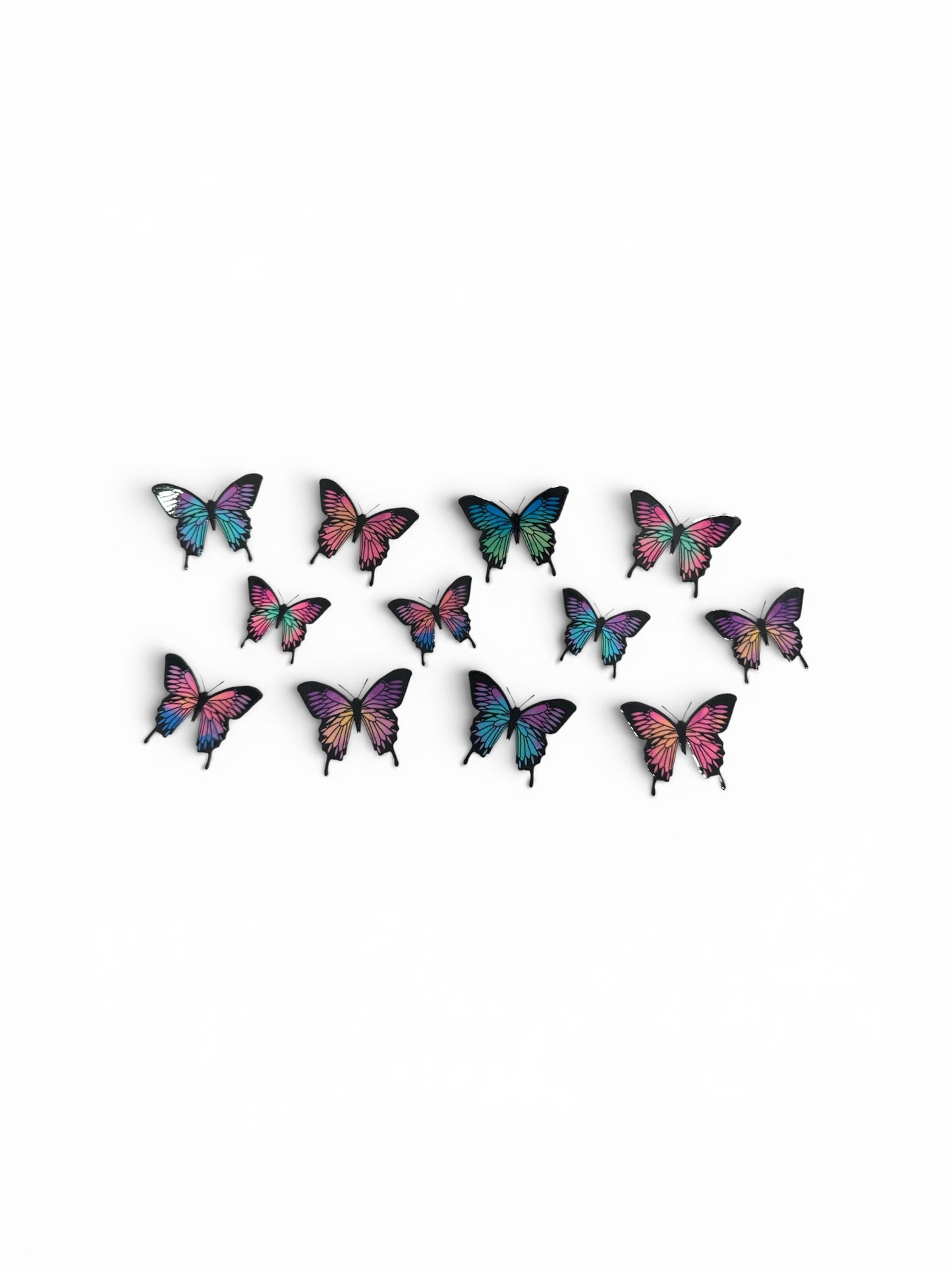Butterflies Colorful 16oz UV DTF Transfer #265 for Cup Wrap