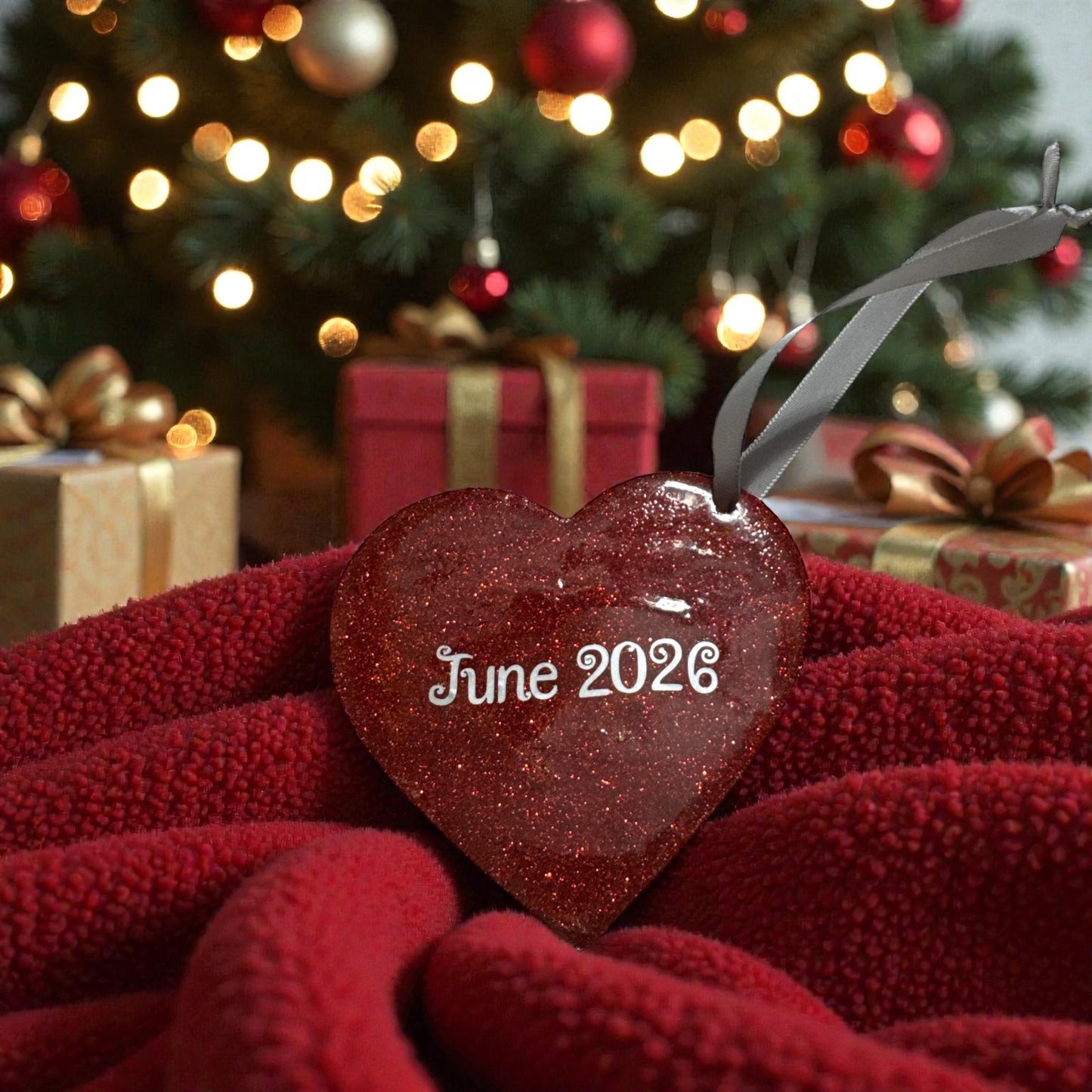 Heart Ornament 'YOU AND ME' – Custom Couple Keepsake
