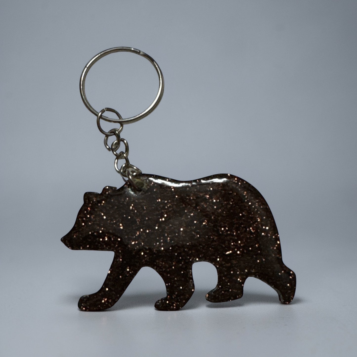 Mama Bear Glitter Keychain | Trendy Gift for Moms