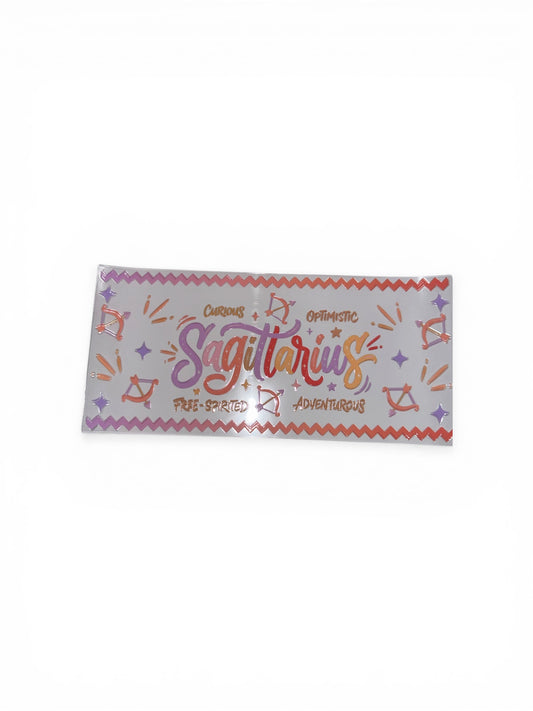 Sagittarius Zodiac Sign UV DTF 16oz Cup Wrap, #227 Tumbler Decal