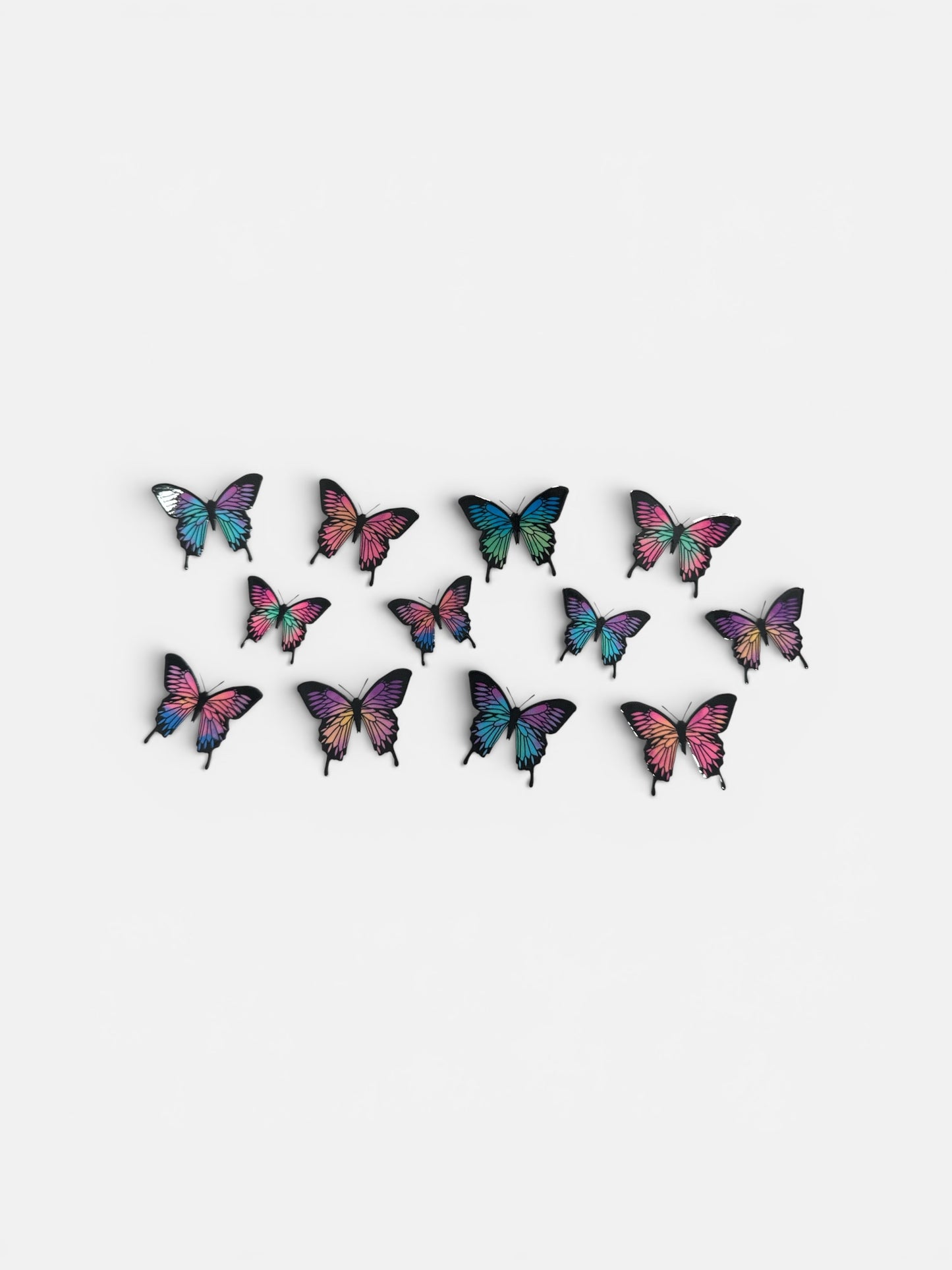 Butterflies Colorful 16oz UV DTF Transfer #265 for Cup Wrap