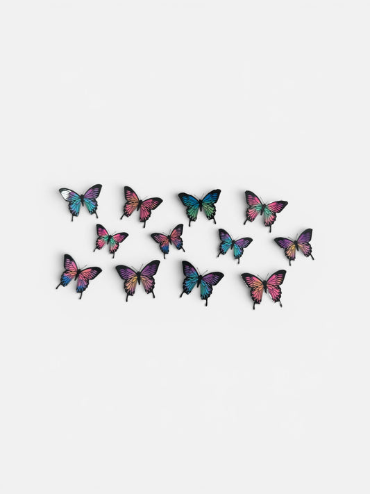 Butterflies Colorful 16oz UV DTF Transfer #265 for Cup Wrap