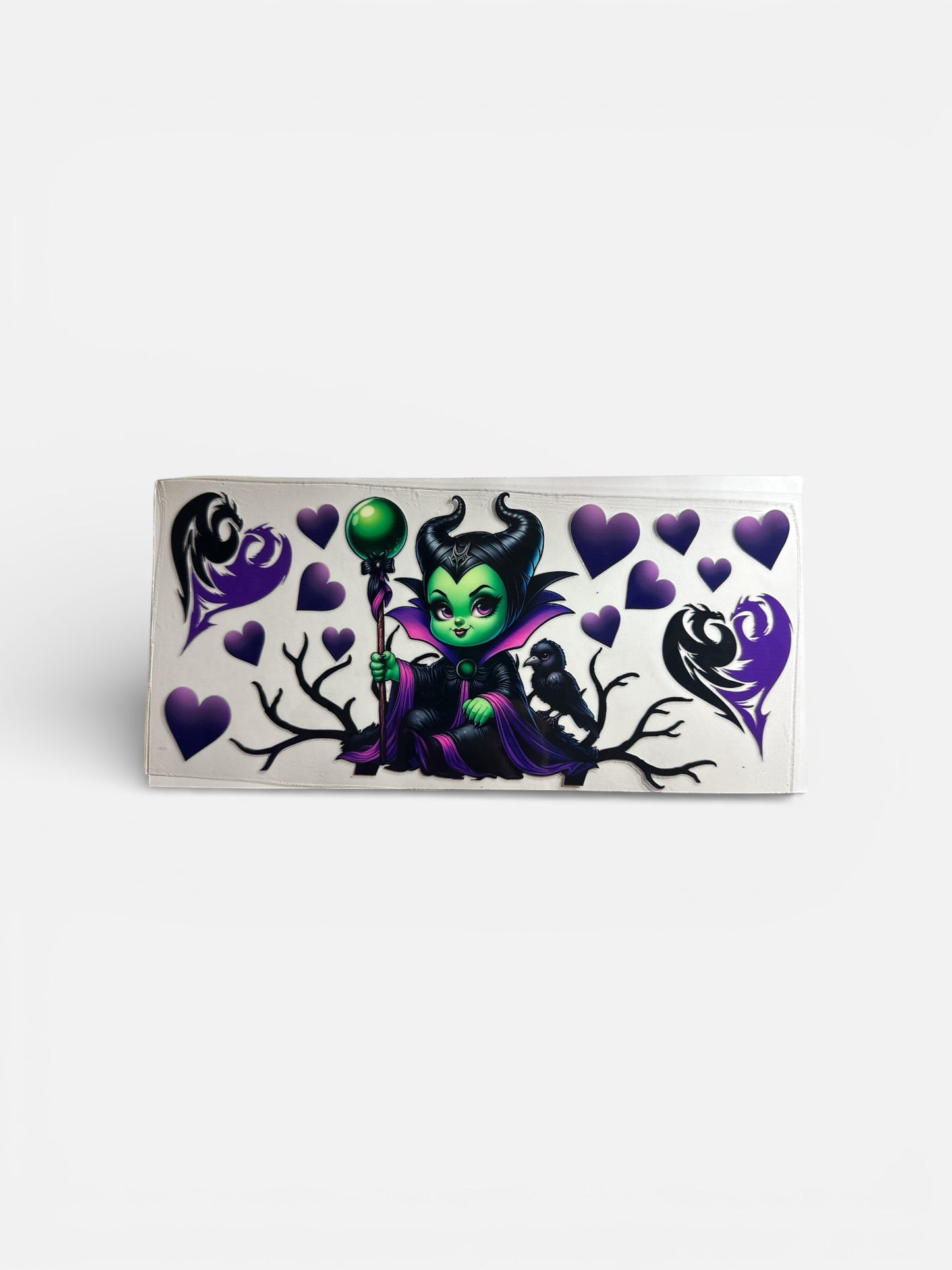 Spooky Princess 16oz UV DTF Cup Wrap Decal #132