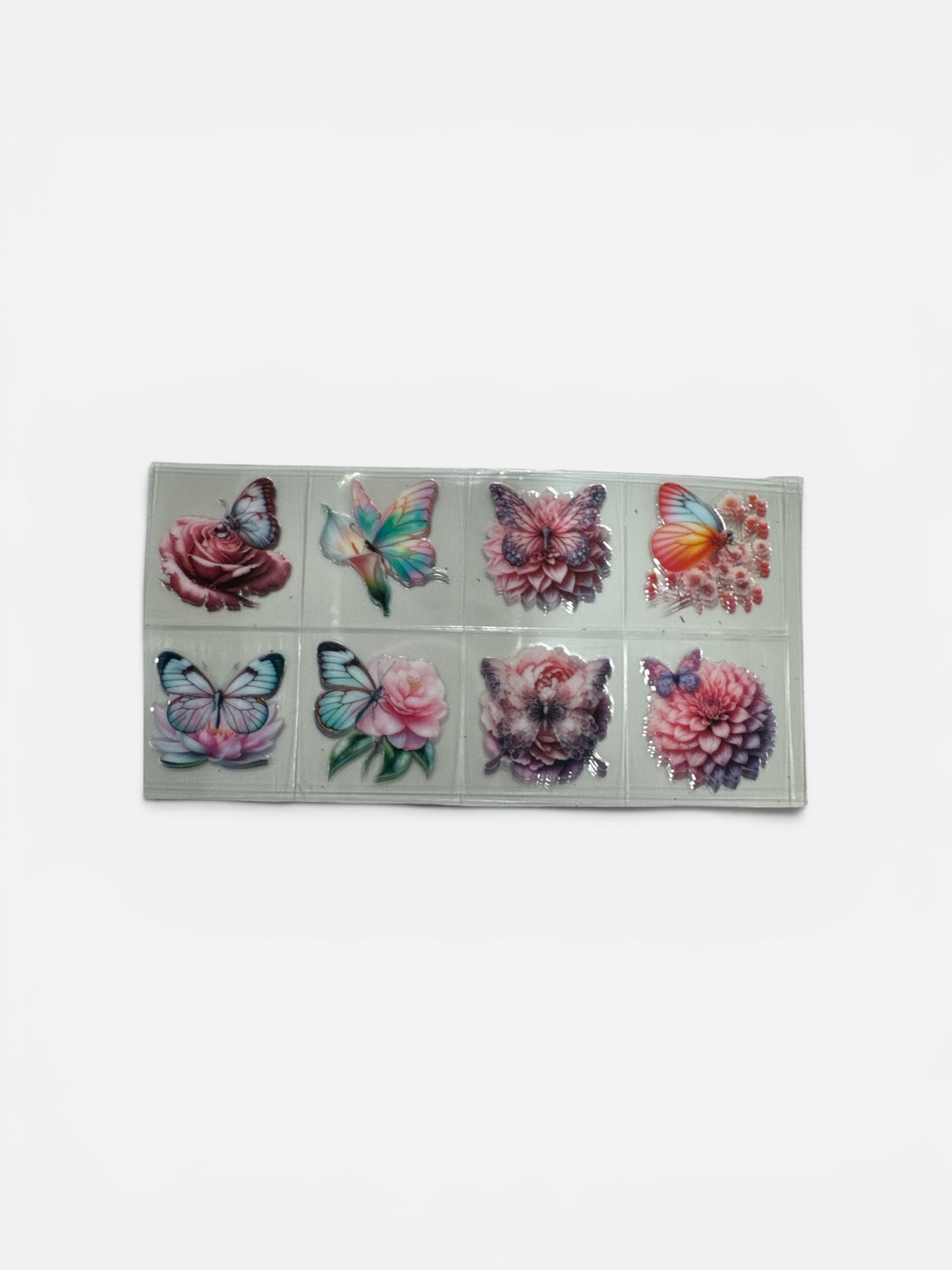 Butterflies and Flowers #110 3 oz UV DTF Cup Wrap