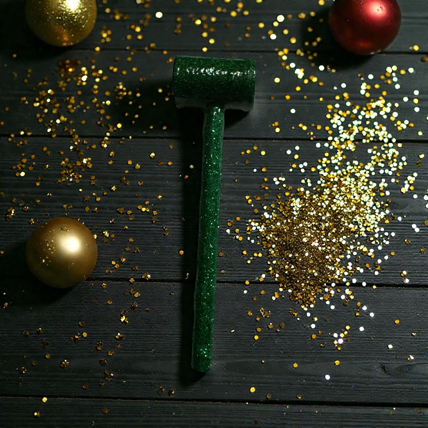 Glitter Hammer (Wooden) – The Ultimate Glitter Knock-Off Tool
