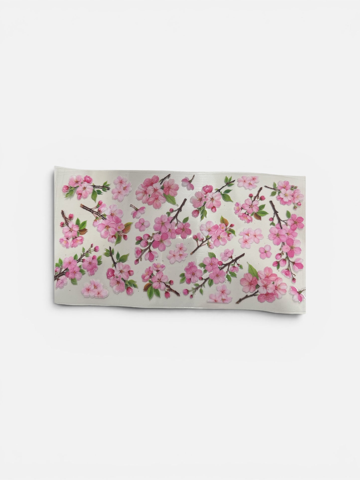 Cherry Blossom Flowers 16oz UV DTF Cup Wrap Transfer for Cups #331